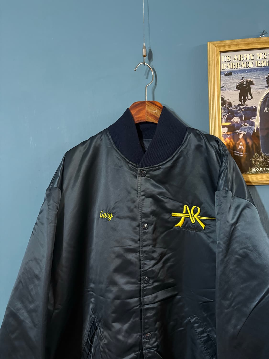 80-90‘s USA Birdie varsity Jacket. 상품이미지2