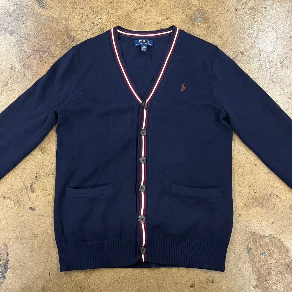 [정품/L] 폴로 랄프로렌 네이비 가디건 b10 상품이미지3