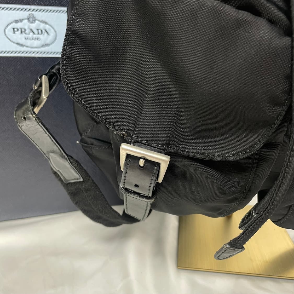 프라다 블랙 리나일론 포코노 백팩 미디움 사이즈 +박스케이스 상품이미지10