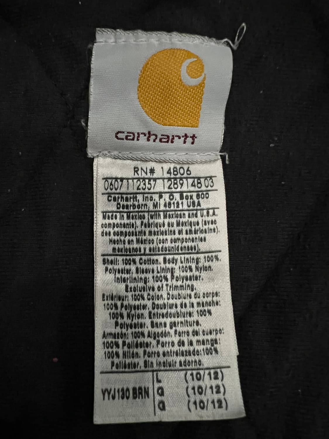 (L) 칼하트 후드 덕 액티브 보이즈 자켓 YYJ130 BRN 브라운 상품이미지4