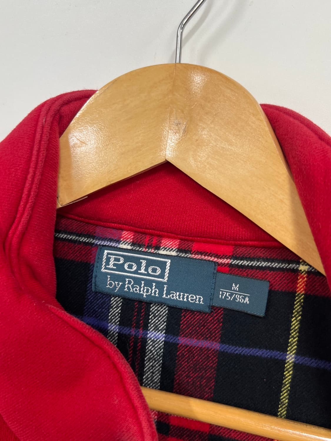 폴로 랄프로렌 안감 체크 패딩 조끼 베스트 상품이미지4