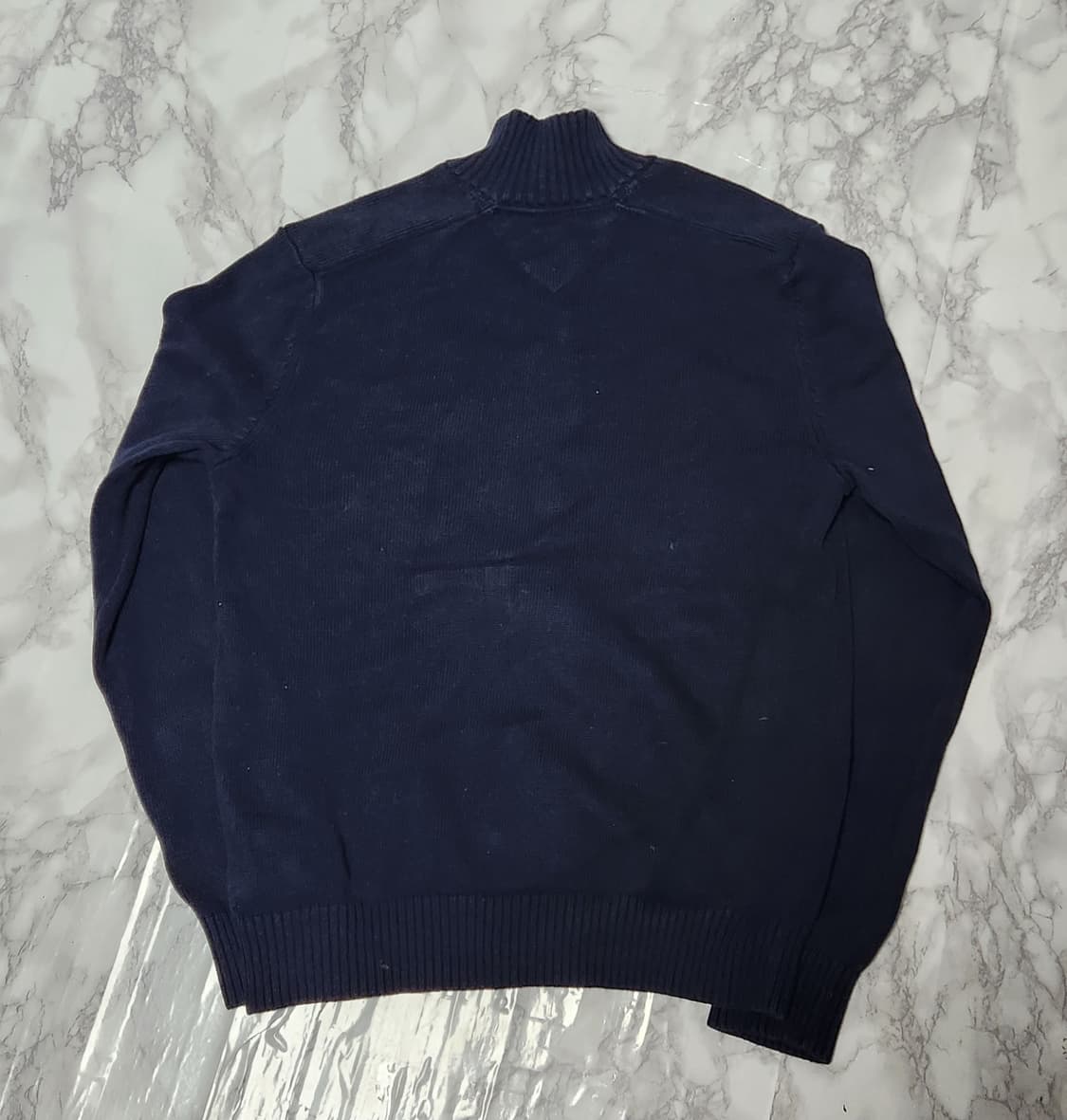 타미힐피거 딥네이비 니트 집업 자켓 상품이미지4