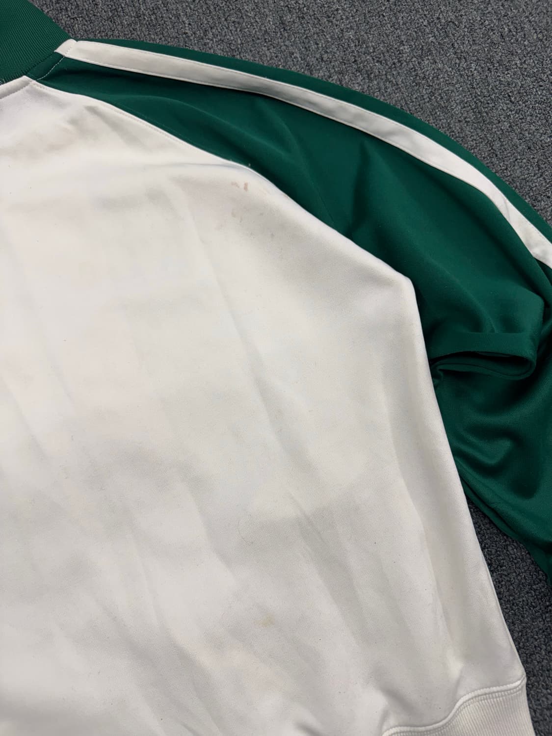 M)Mer Vester 빈티지 패치 로고 그린 트랙탑 져지 상품이미지5