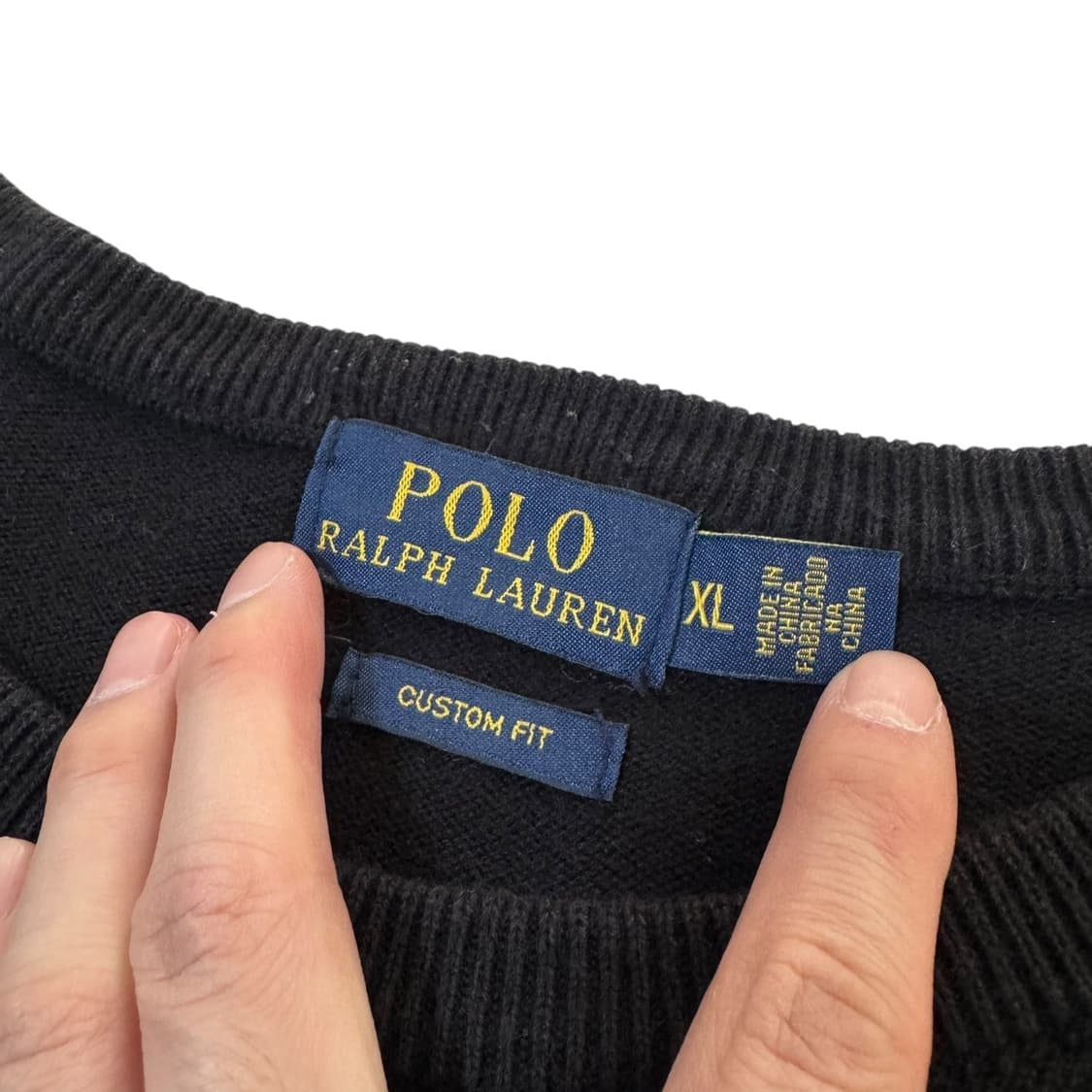 신형 폴로 랄프로렌 블랙 니트 상품이미지3