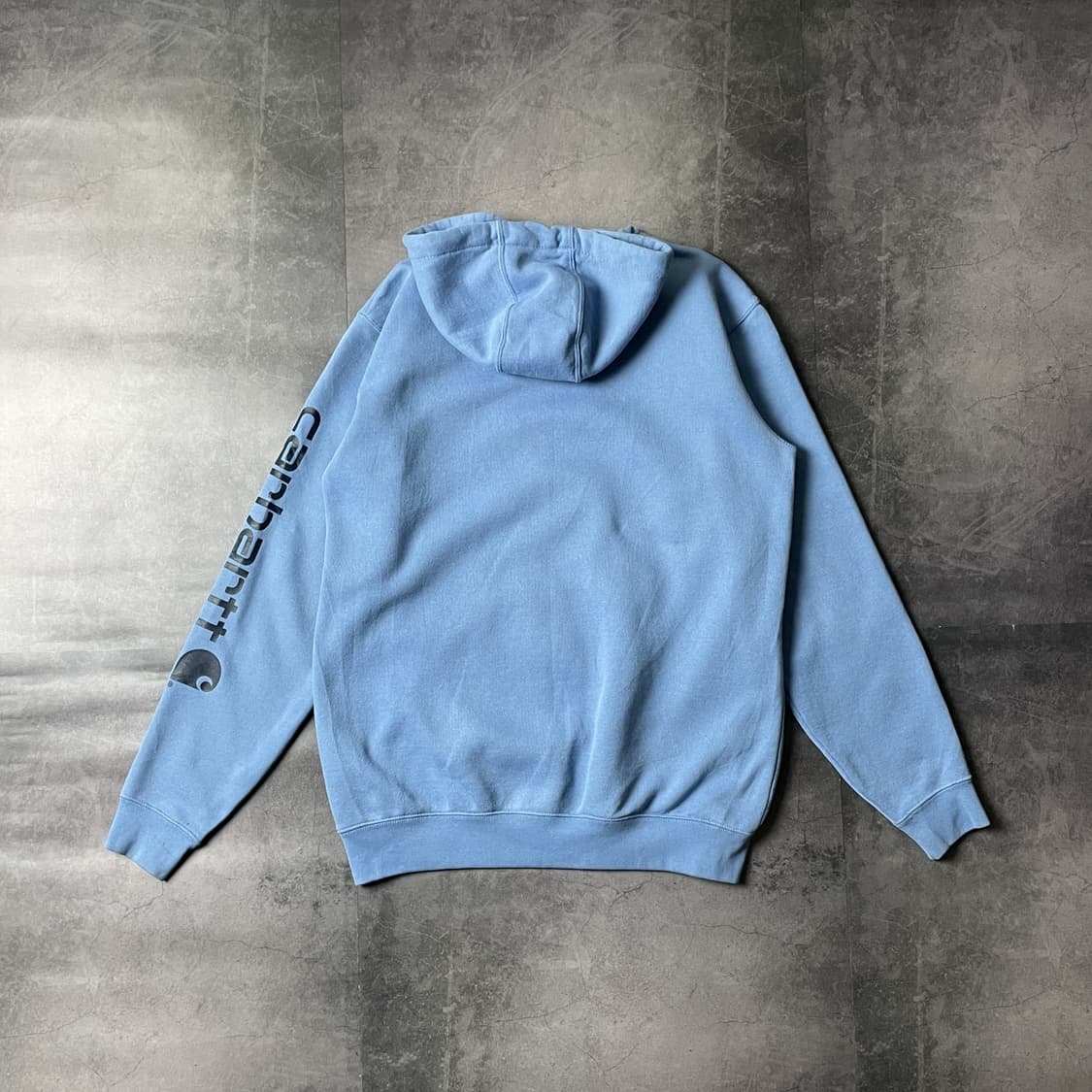 CARHARTT 칼하트 빈티지 소프트블루 기모 후드티 A00375 상품이미지5