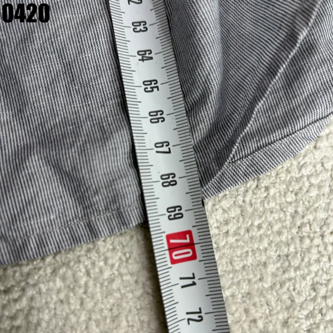 HAZZYS 헤지스 그레이 반팔 셔츠 XL 상품이미지5