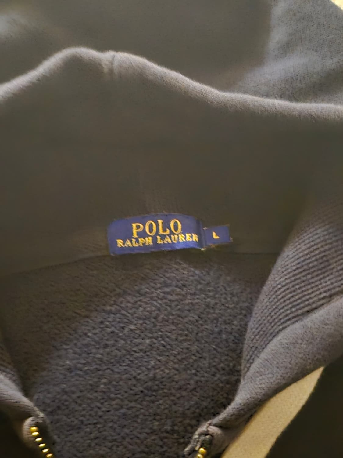 폴로 빅포니 후드집업 남색 상품이미지4