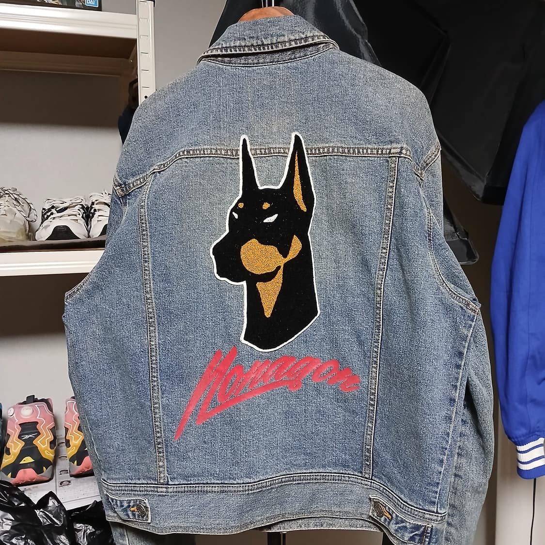 YG패밀리 삼성물산 nona90n 노나곤 청자켓 데님자켓 도베르만 상품이미지6