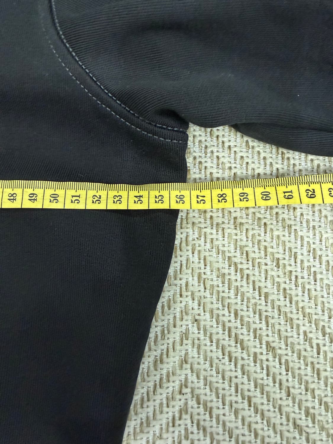 정품) 디젤 남성 블랙 D로고 루즈핏 맨투맨 M 상품이미지8