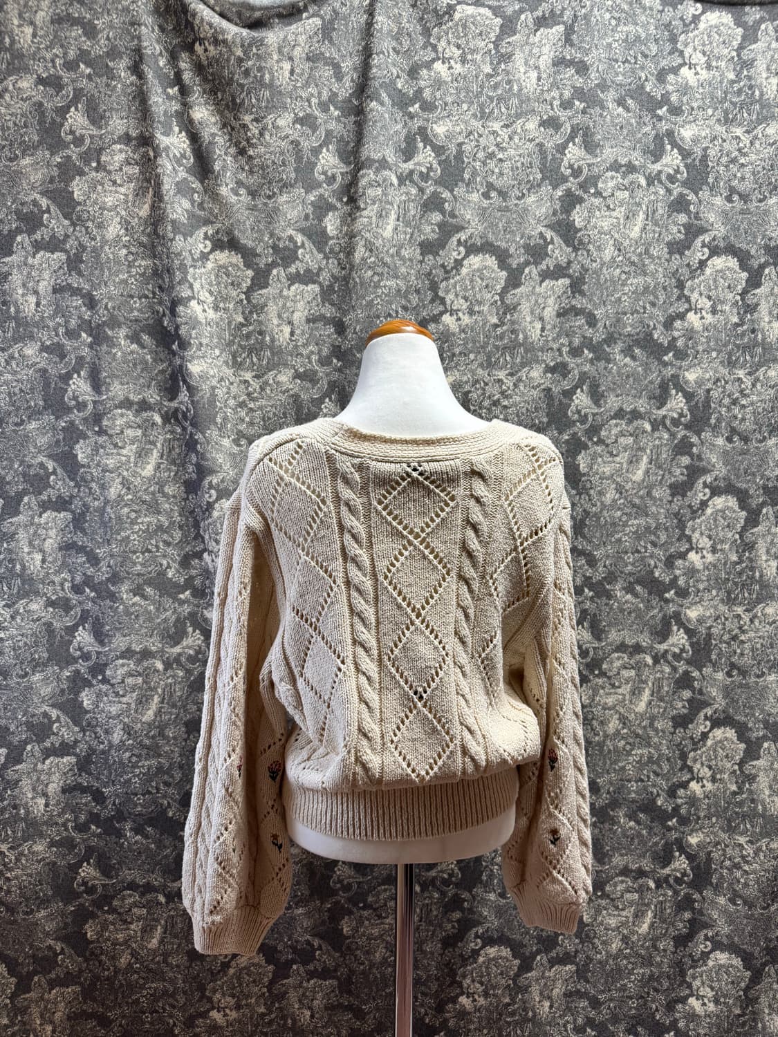 zara 자라 플라워 자수 가디건 상품이미지3