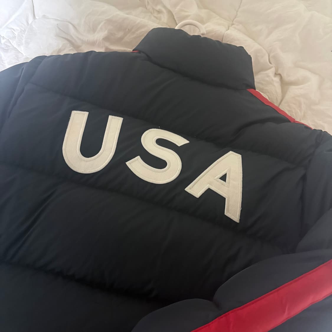 폴로 USA 빅포니 레이싱 패딩 M 상품이미지3