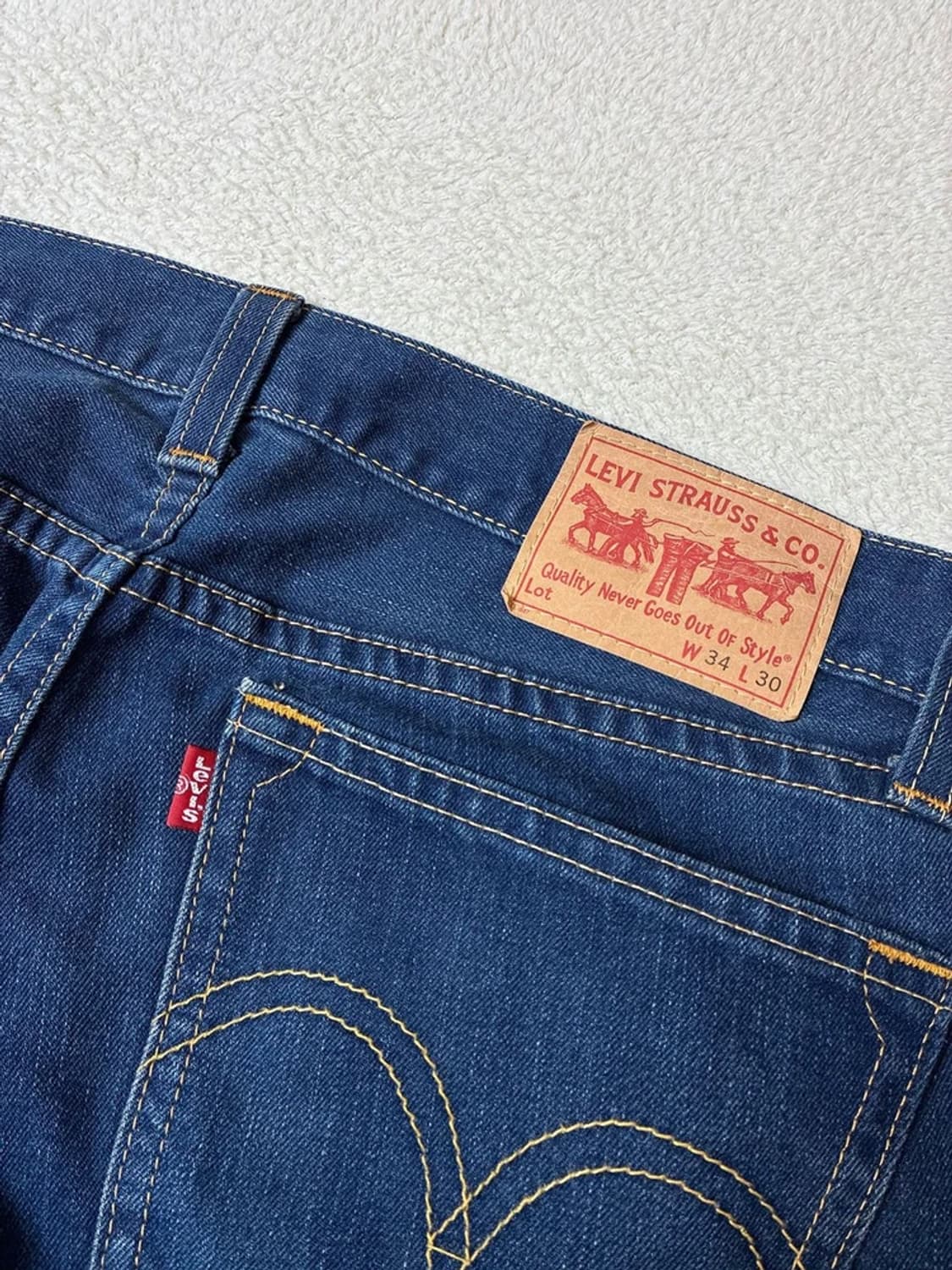 리바이스 00's 타입1 리얼 루즈 데님 팬츠 PN7404 상품이미지7