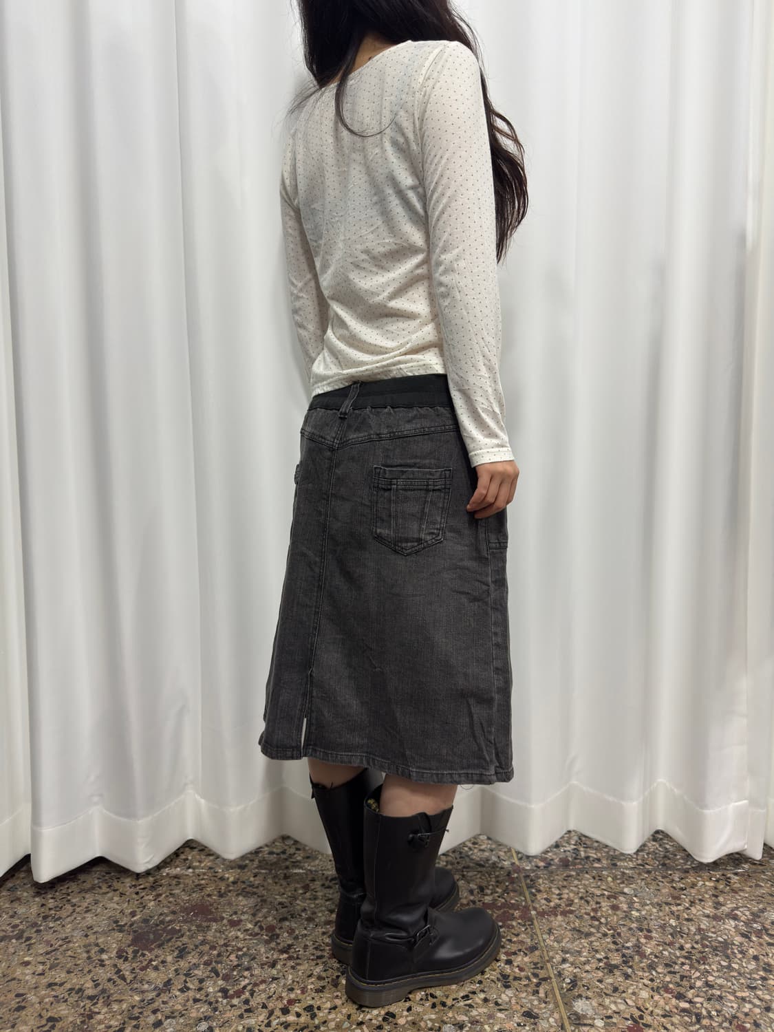 dot lace longsleeve 상품이미지4