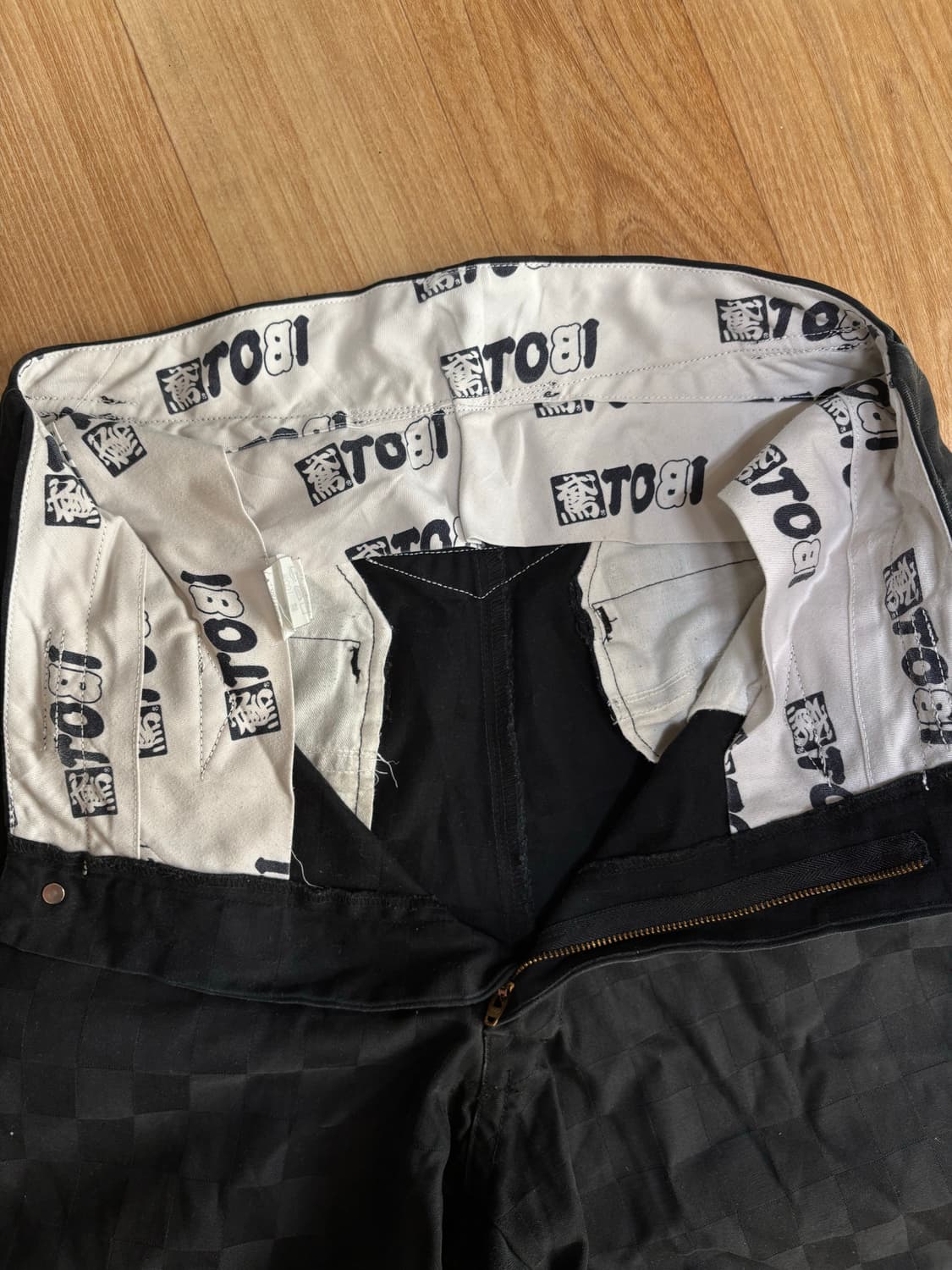 [japanese vintage] 재패니즈 오리엔탈 단풍 체커 토비팬츠 상품이미지10