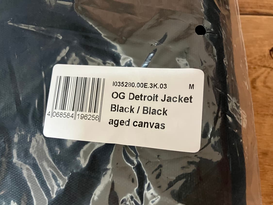 새상품) 칼하트 WIP OG 디트로이트 자켓 블랙 M 상품이미지9