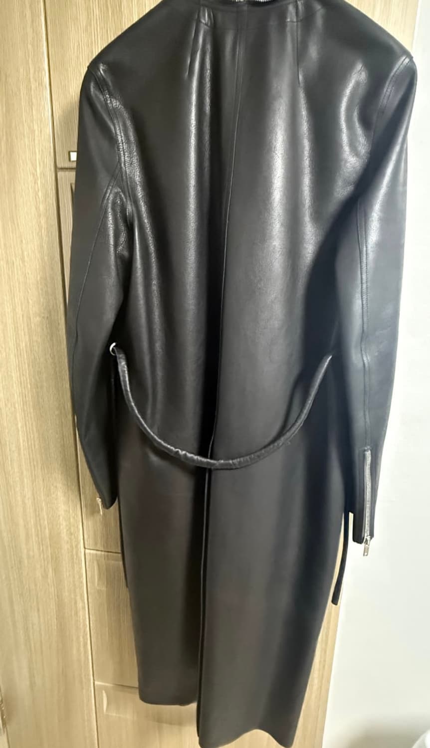 릭오웬스 클라우드 레더 롱코트 상품이미지5