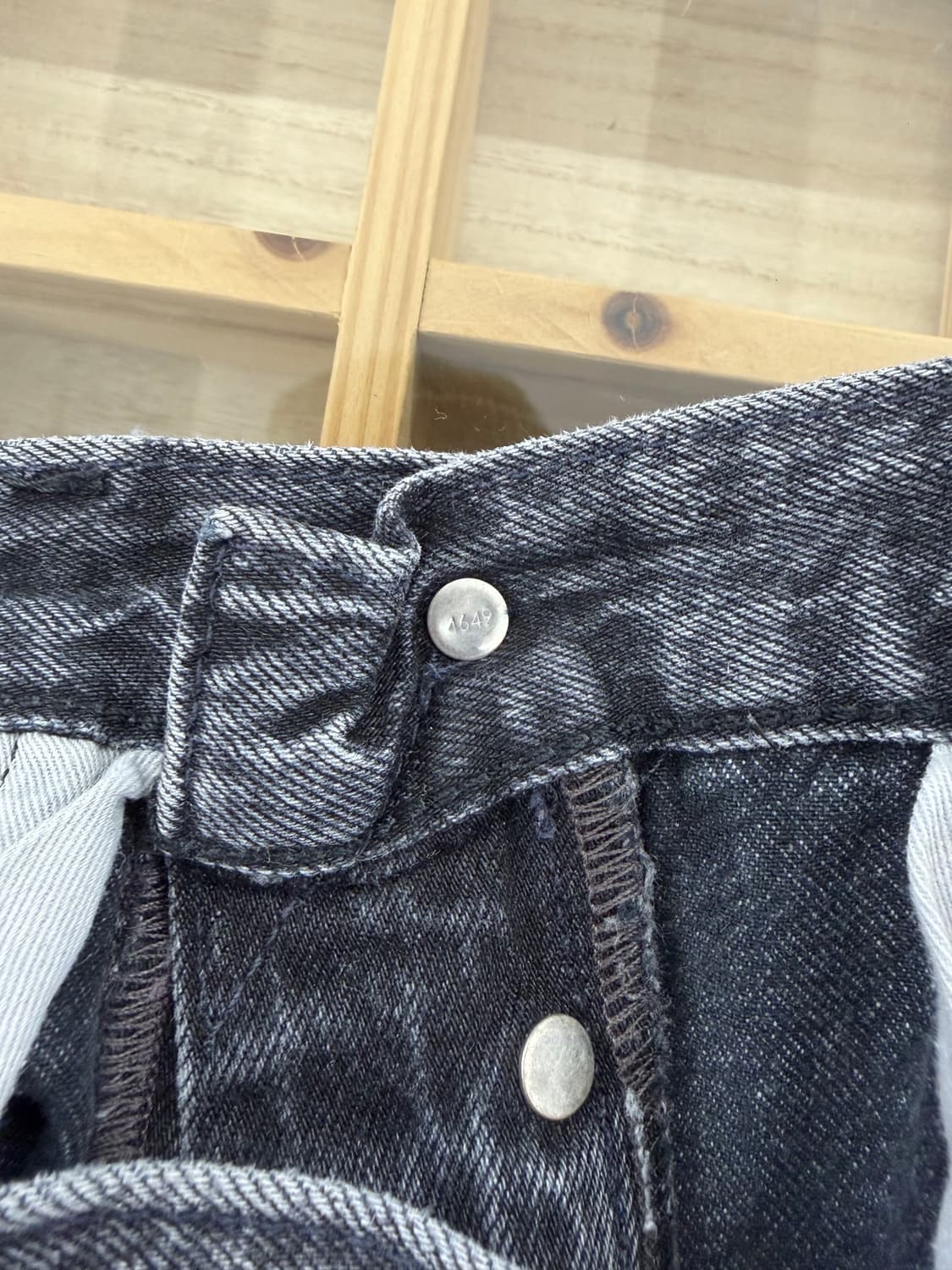 00s 리바이스 501 빅E 그레이 데님 (32) 상품이미지8