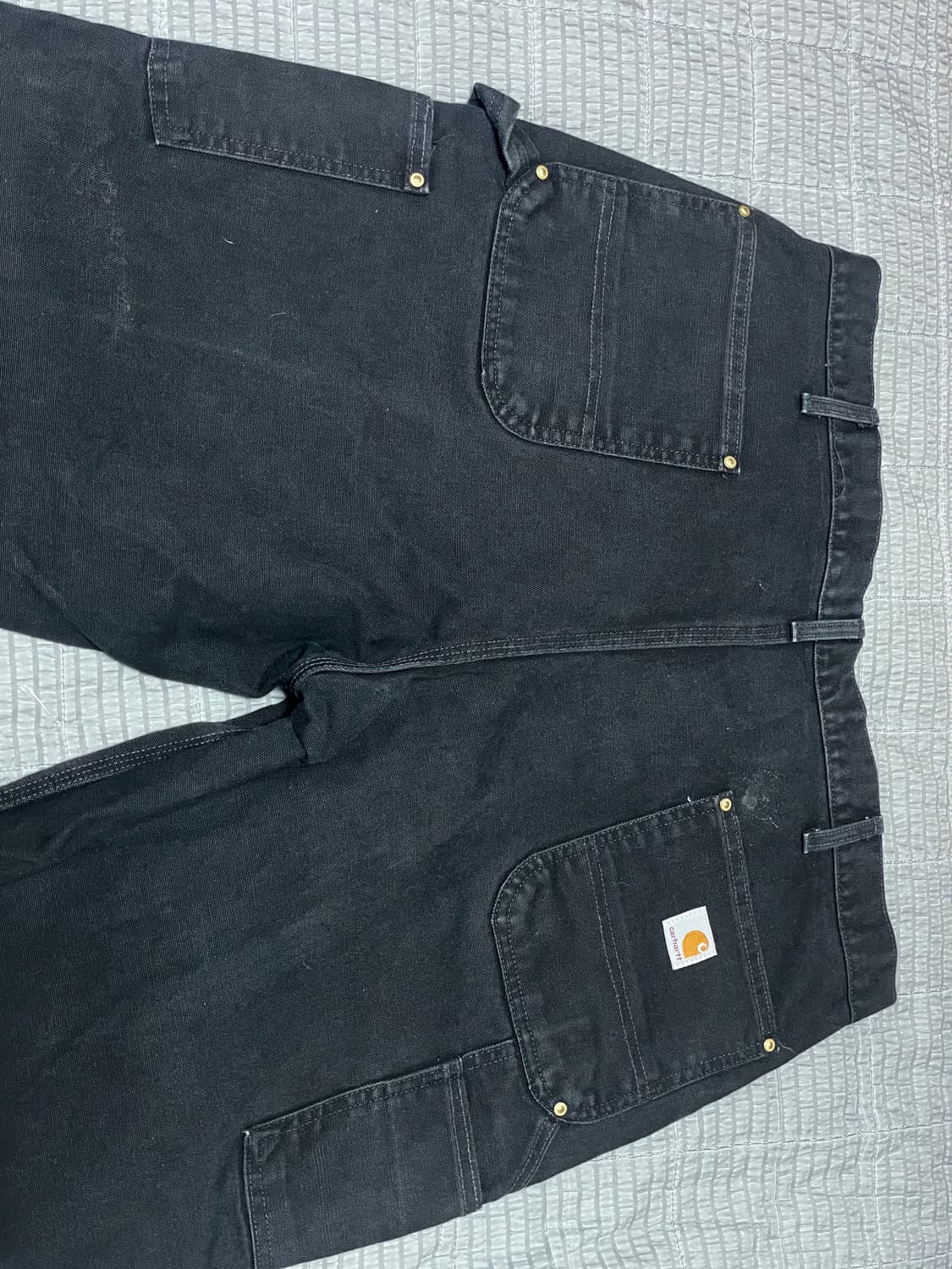 [36] carhartt 칼하트 더블니 워크팬츠 B01 BLK 상품이미지5