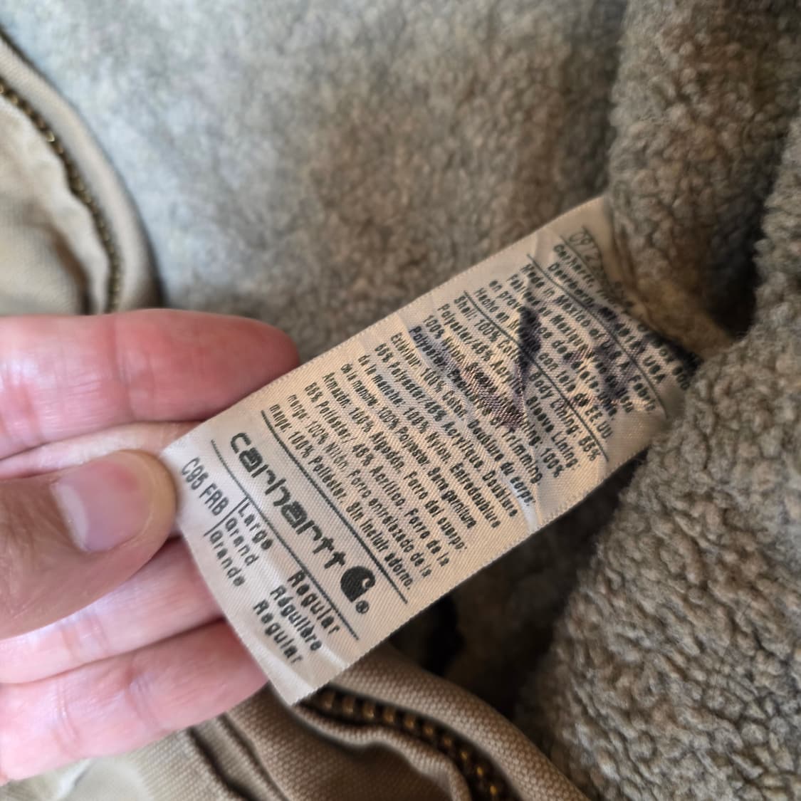 칼하트 초어 자켓 칼하트 초어 코트 칼하트 C95 칼하트 자켓 잭슨코트 상품이미지5