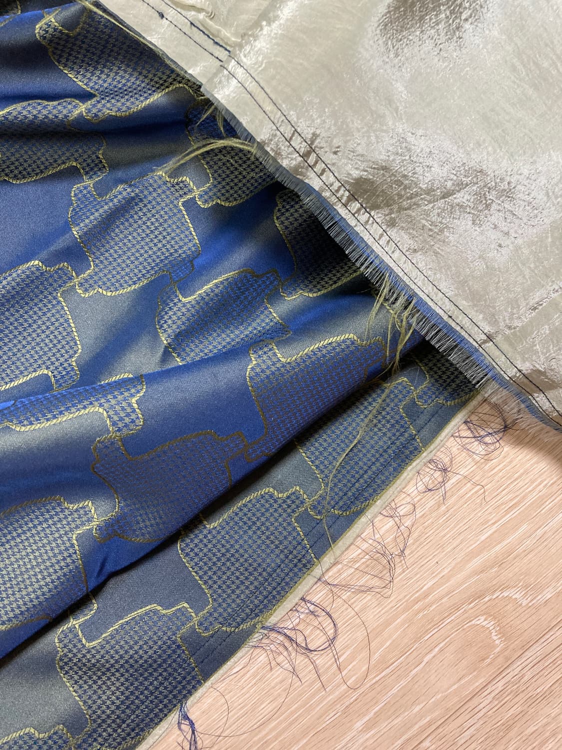 0tape 자카드 맥시 스커트 상품이미지4