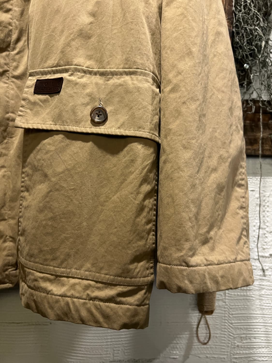 [2XL]폴로 랄프로렌 퀼팅 베이지 헌팅 자켓 상품이미지5