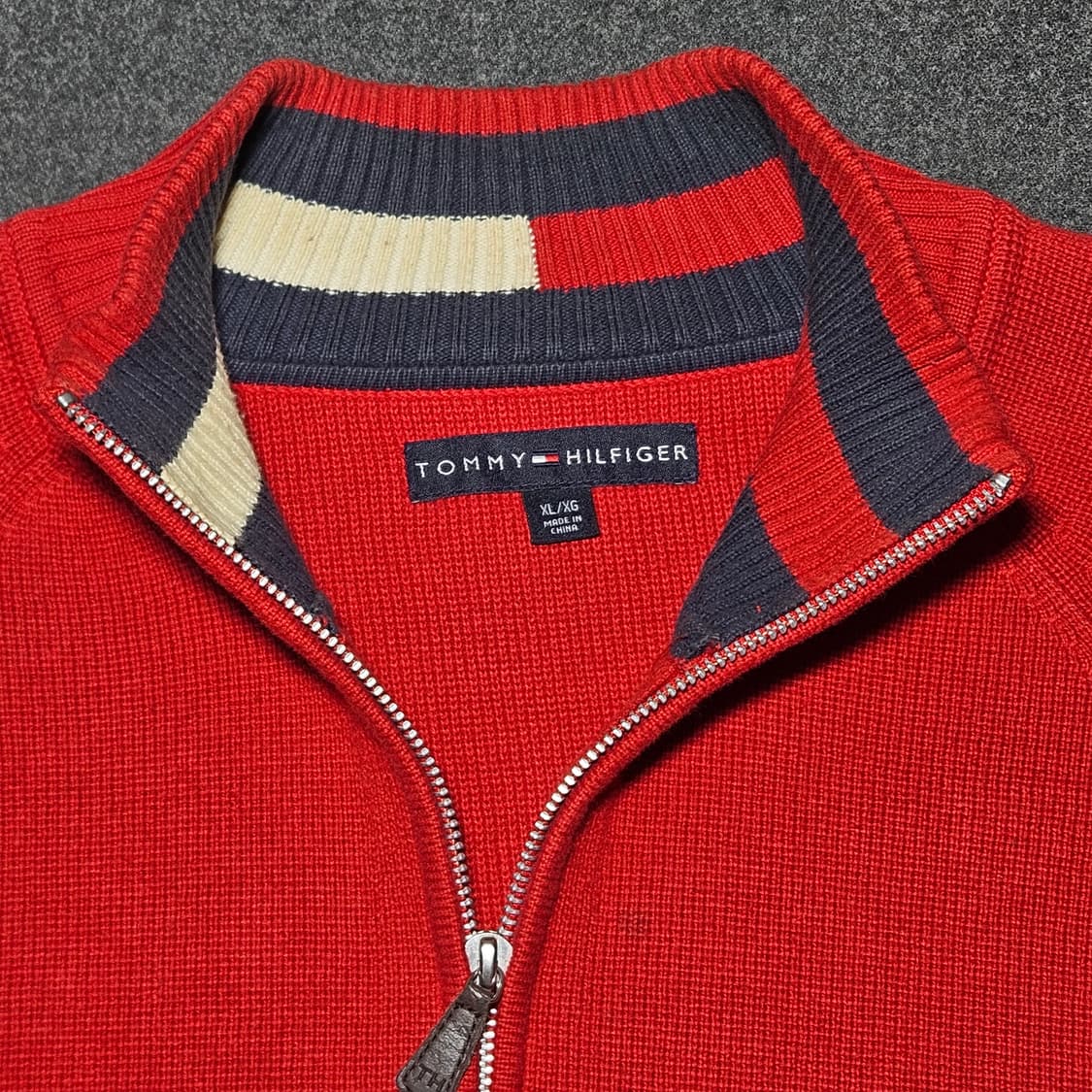 타미힐피거 남성 반집업 니트 105 상품이미지3