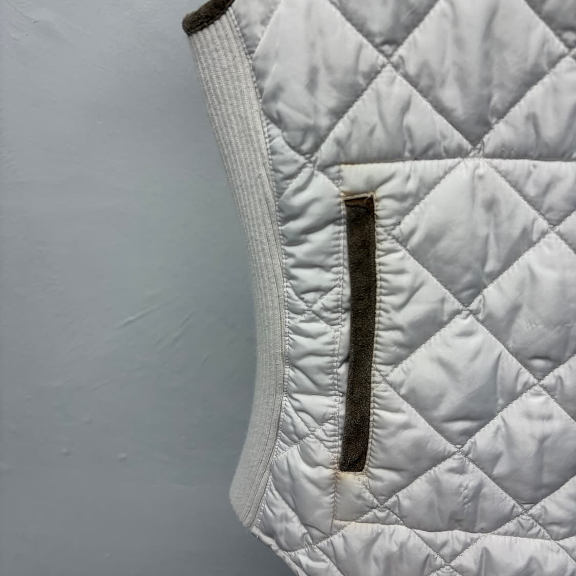 폴로 랄프로렌 스웨이드 퀄팅 베스트 상품이미지8