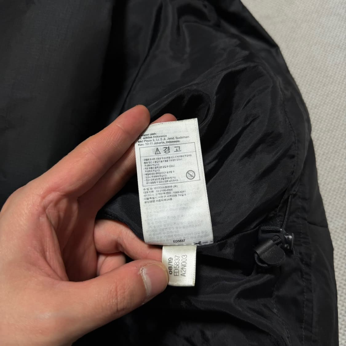 아디다스 오리지널 로고 패딩 자켓 상품이미지5