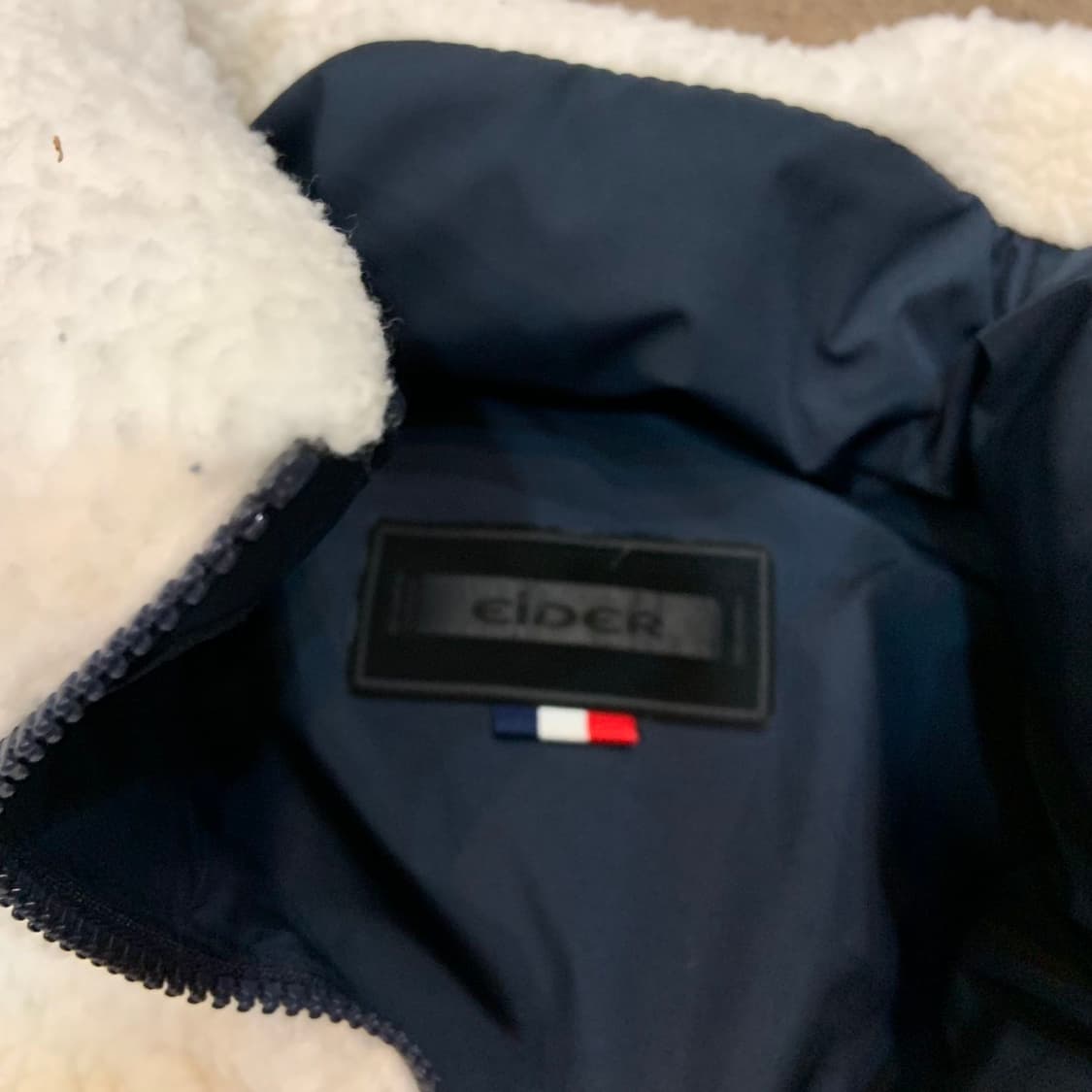 아이더 구스다운 쉐르파 리버시블 숏패딩 M 상품이미지8