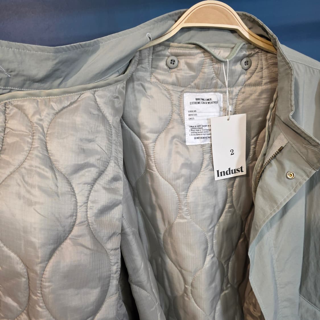 새상품)인더스트 M65 피쉬테일 롱 야상 자켓 점퍼 파카 2 상품이미지4