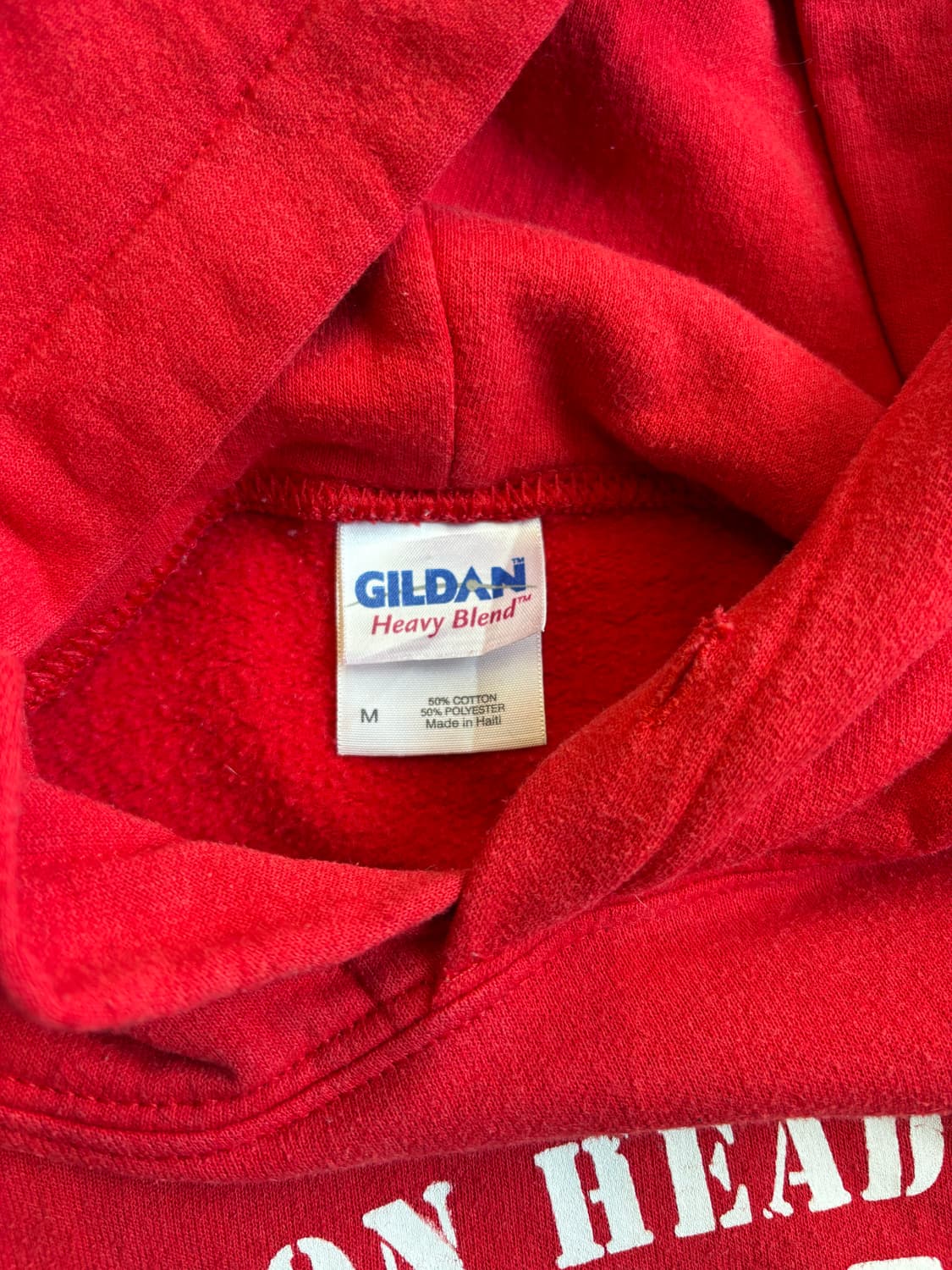 Gildan 크랙 프린팅 빈티지 스웻 후디 상품이미지5