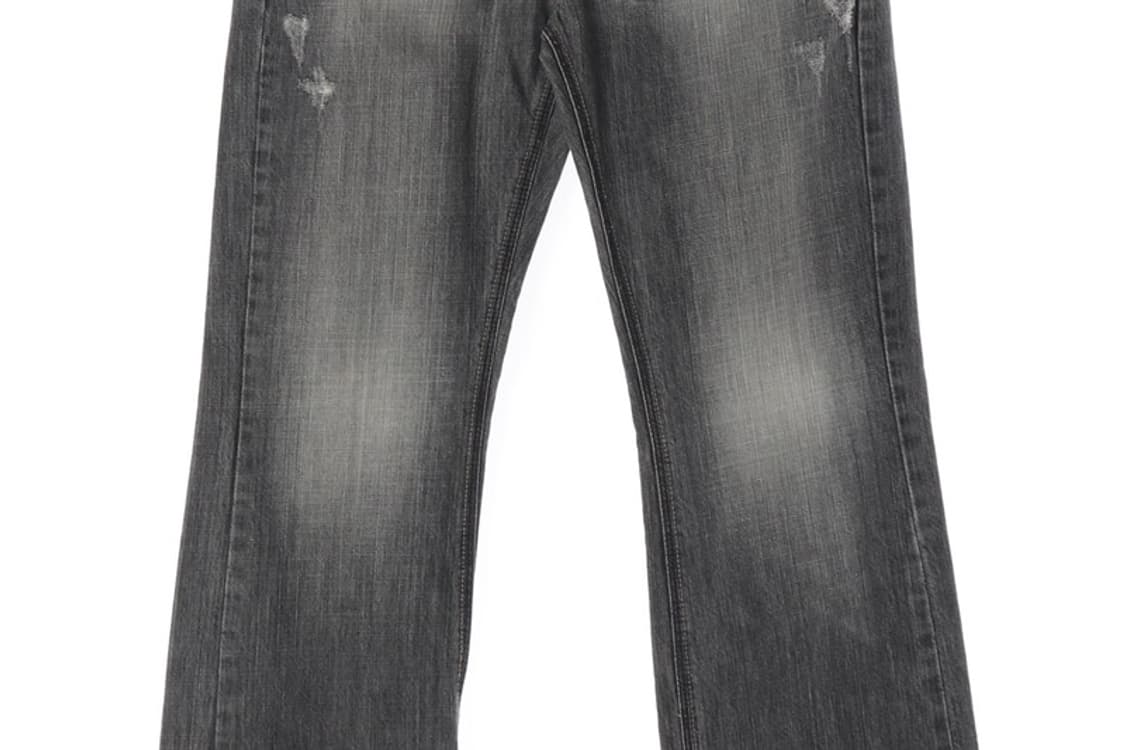 NOTON 그레이 워싱 세미 부츠컷 데님 팬츠 L 상품이미지4