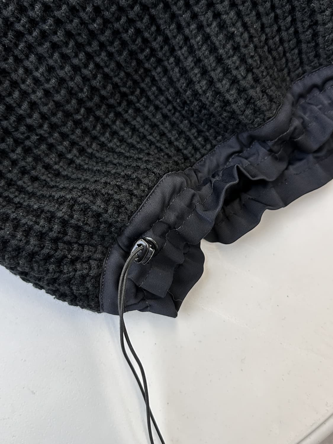 디젤 투포켓 풀오버 스냅 네트 집업 자켓 상품이미지5