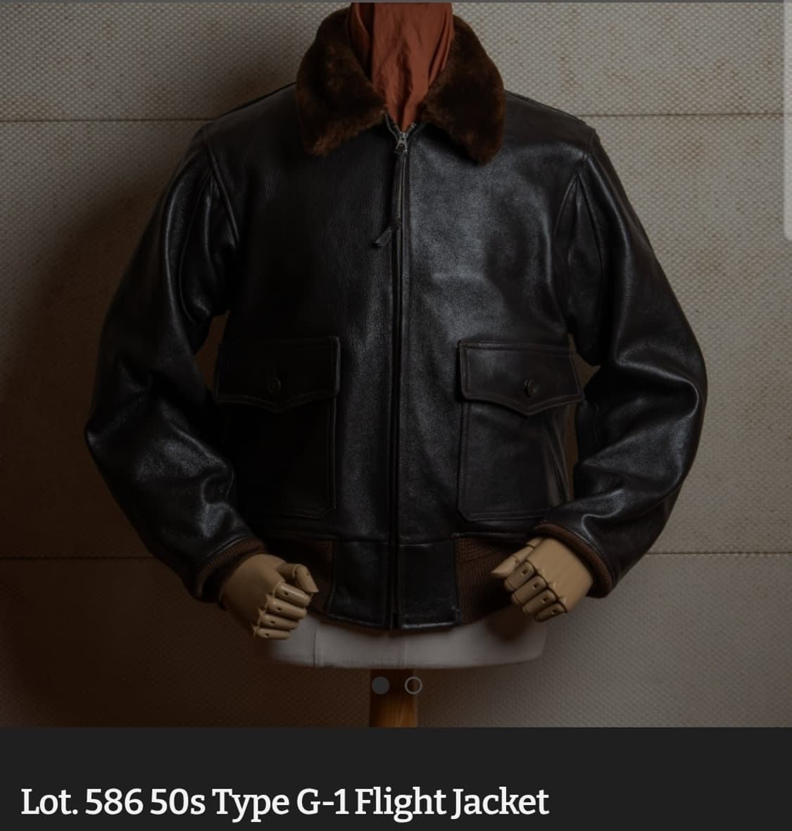 아카펠라클로딩 Lot.586  Type G-1 44사이즈 상품이미지1