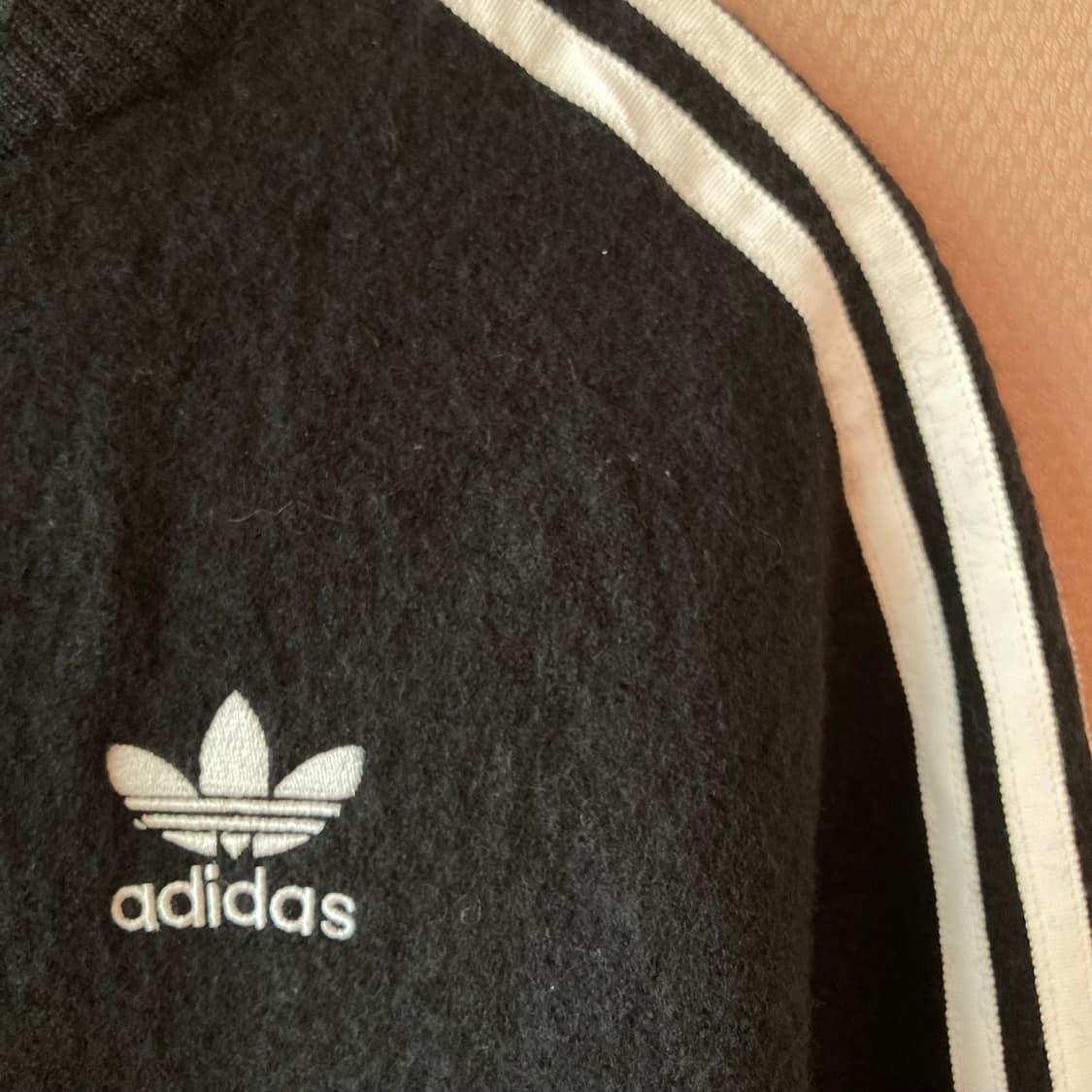 아디다스 블랙 니트 집업 상품이미지4