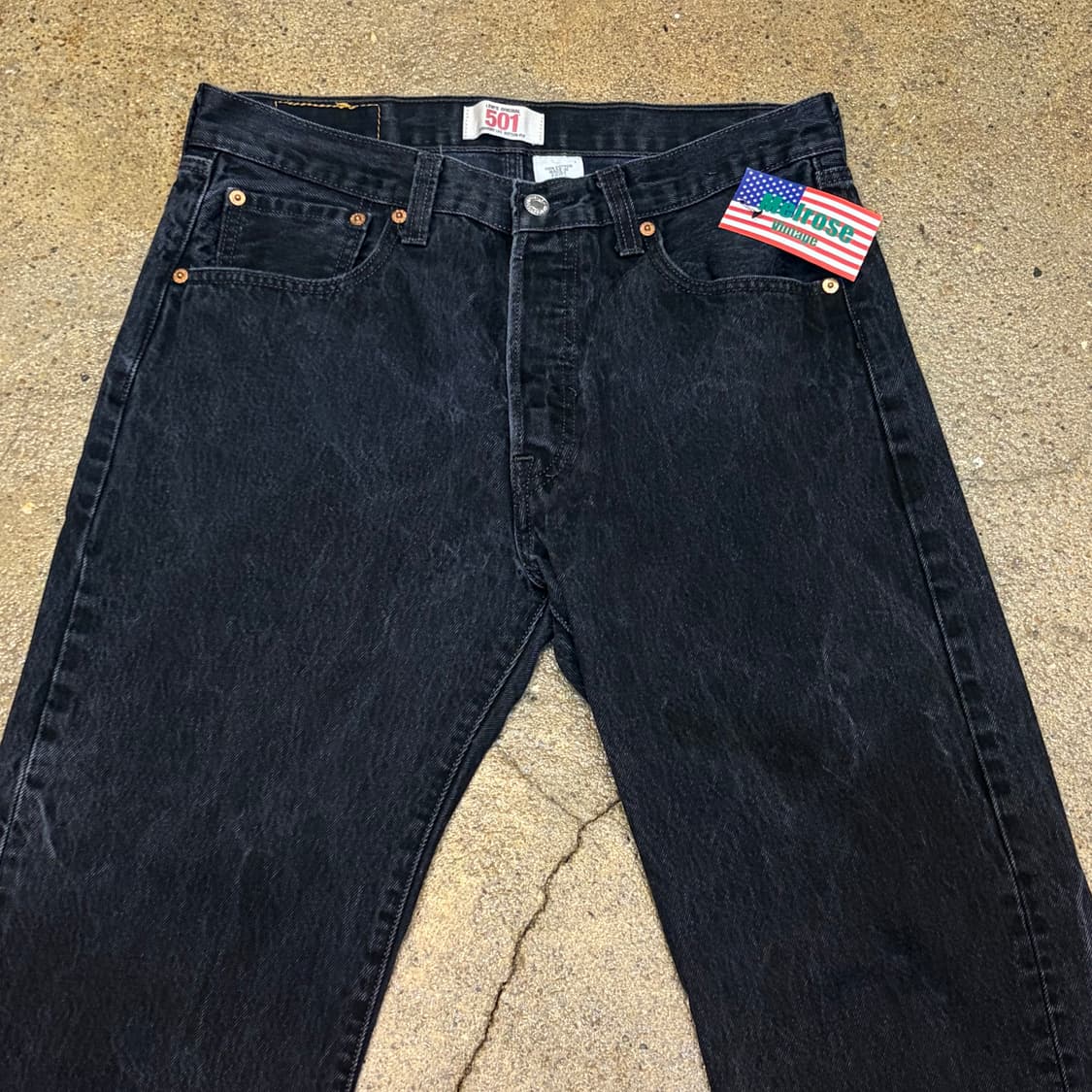 00s 미국 빈티지 리바이스 501 블랙진 청바지 상품이미지3