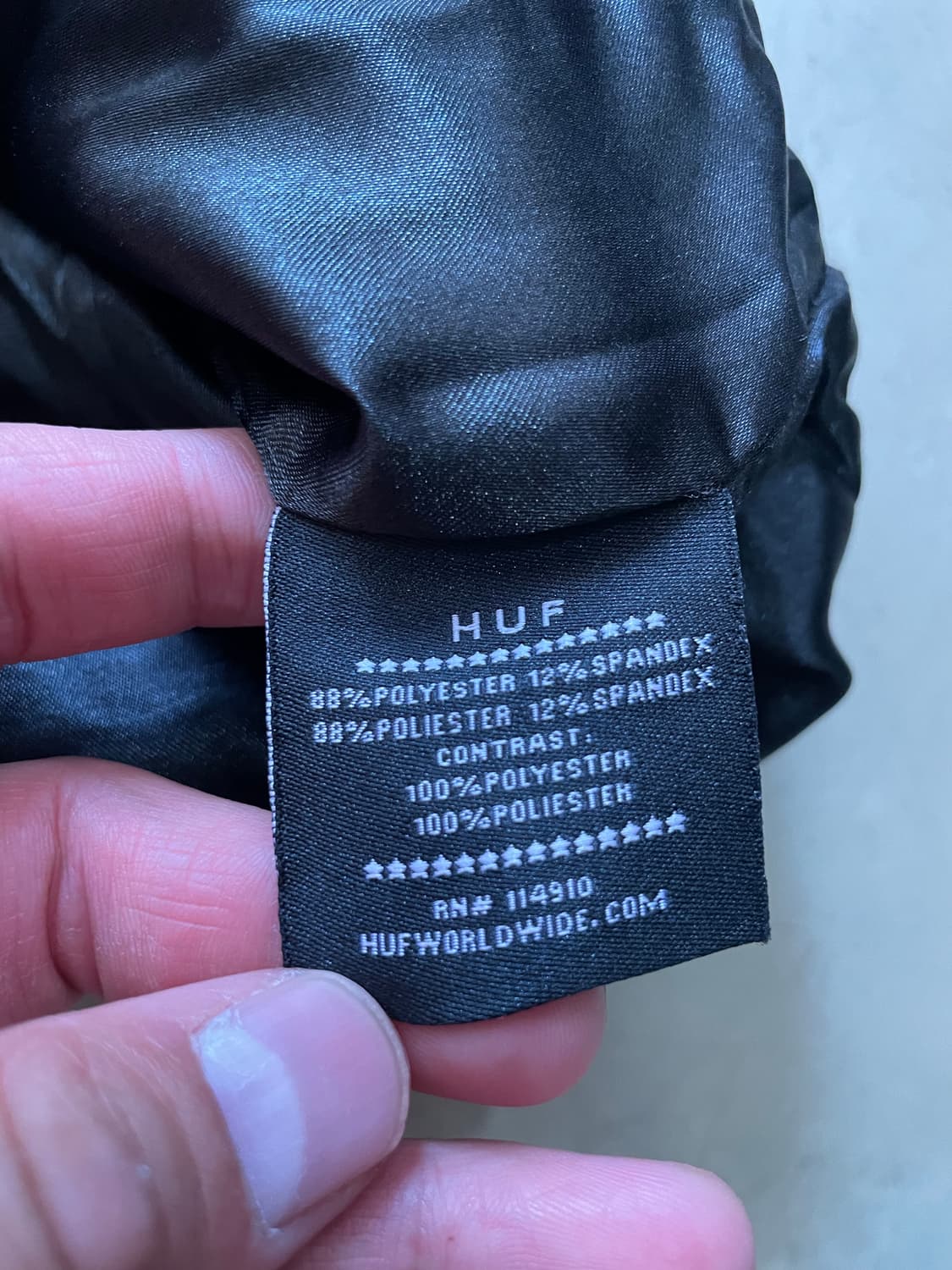 HUF 허프 벨벳 스카잔 XL 상품이미지9