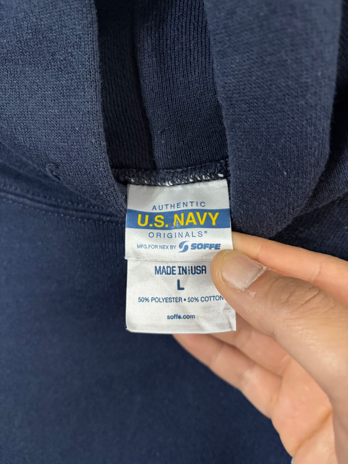 90‘s Soffe US Navy Sweat Hooded 상품이미지5