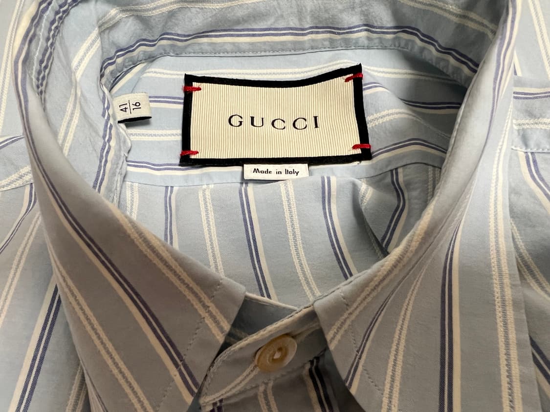 정품 구찌 Gucci 스트라이프 셔츠 상품이미지3