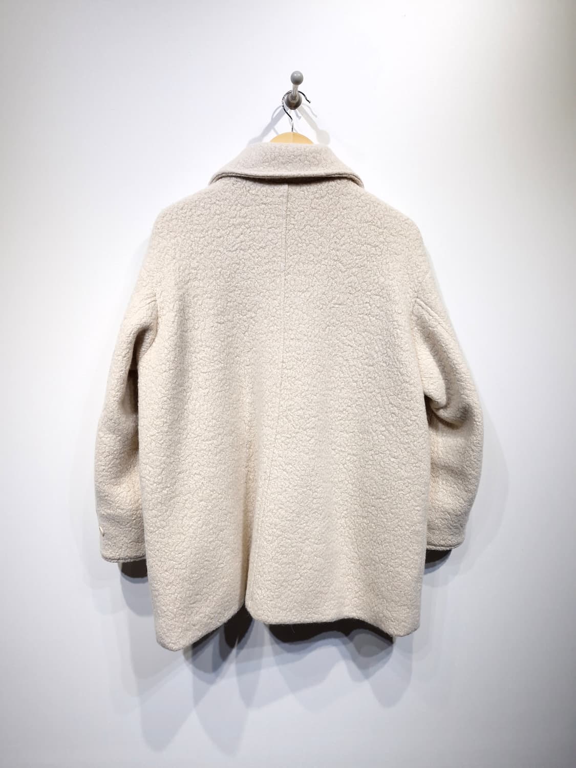 아워코모스 울 알파카 부클 하프 코트 상품이미지3