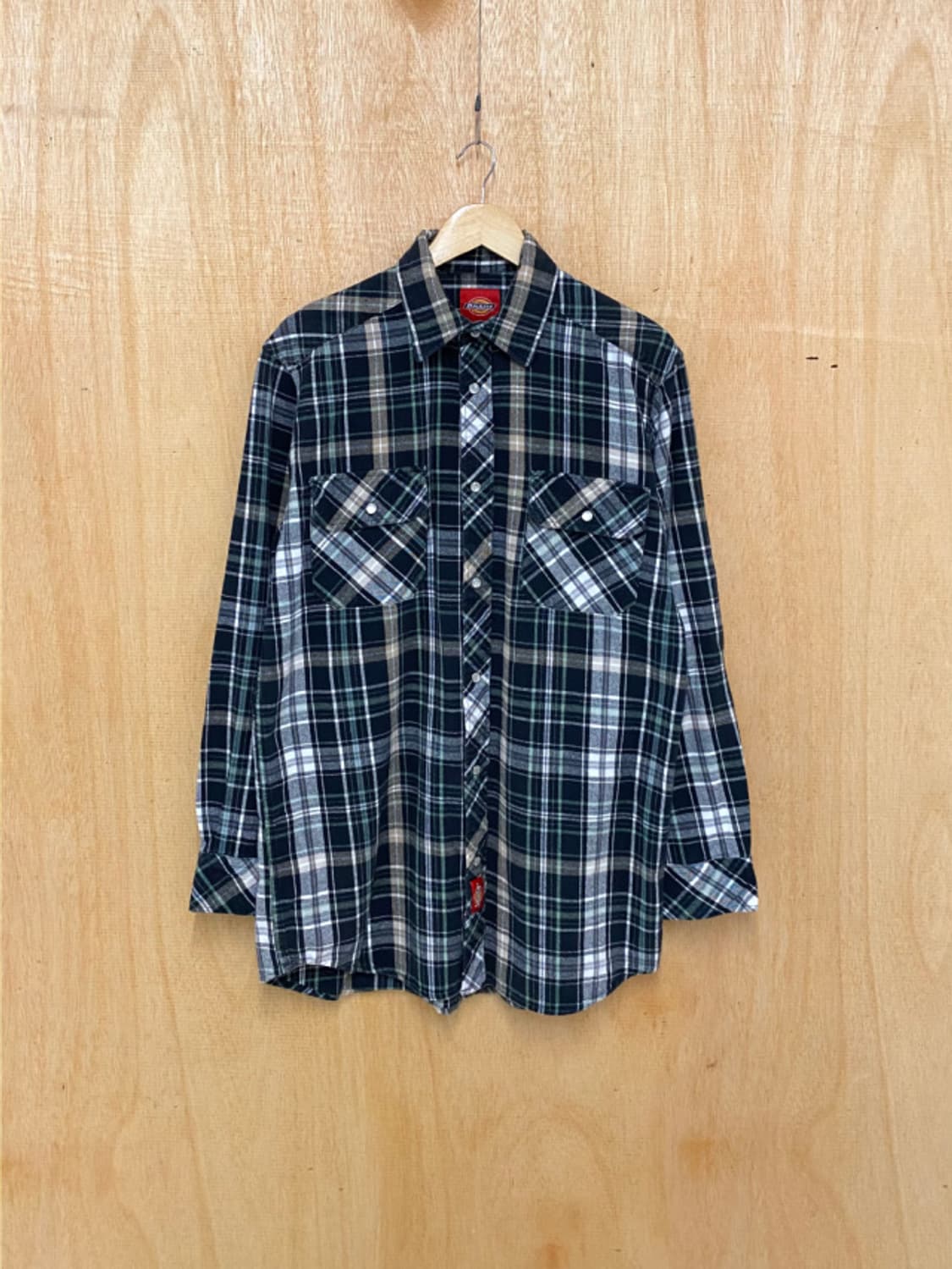 DICKIES madras check flannel shirts 플란넬 상품이미지2