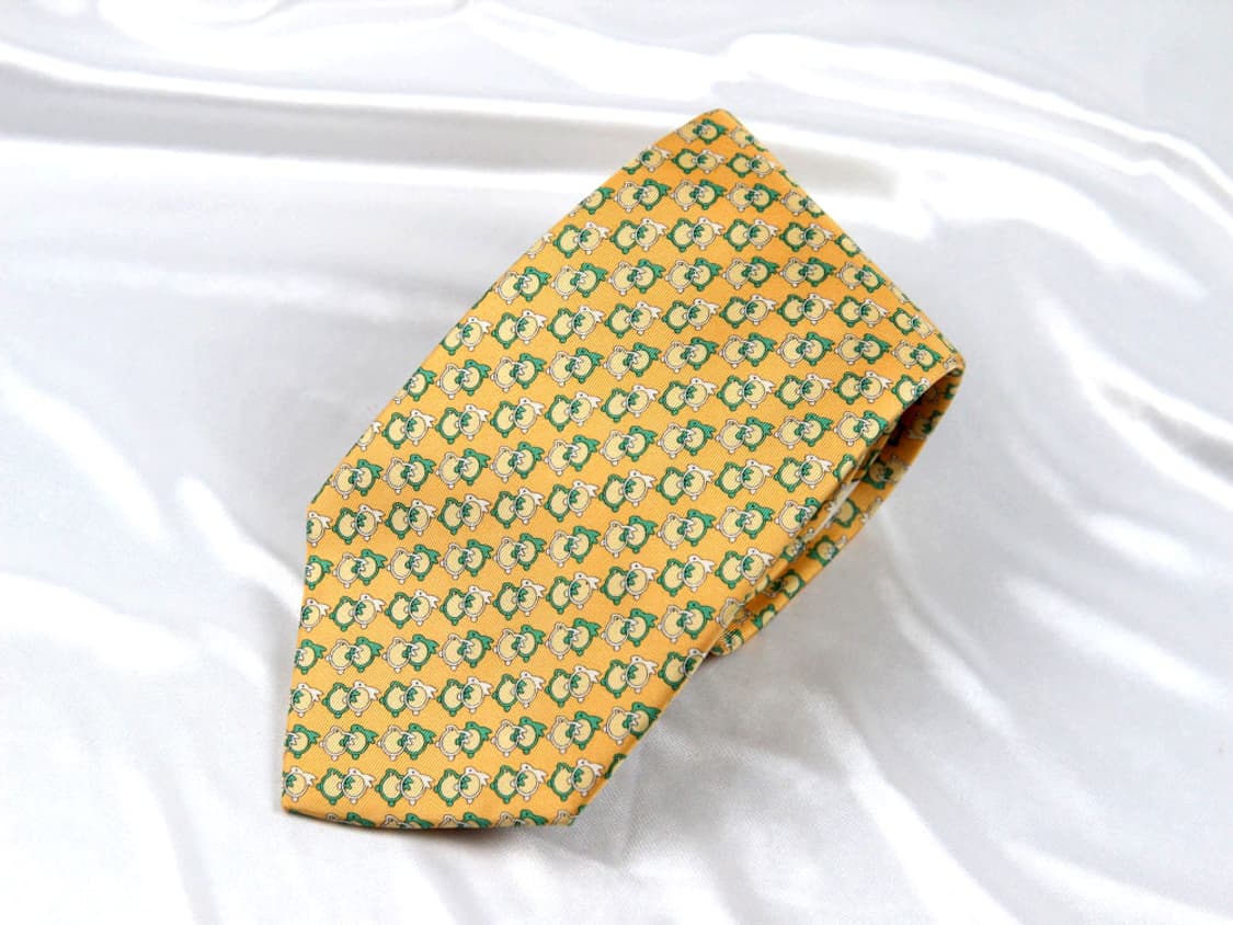 페라가모 9.4cm 미사용 S등급 남자 명품 넥타이 상품이미지2