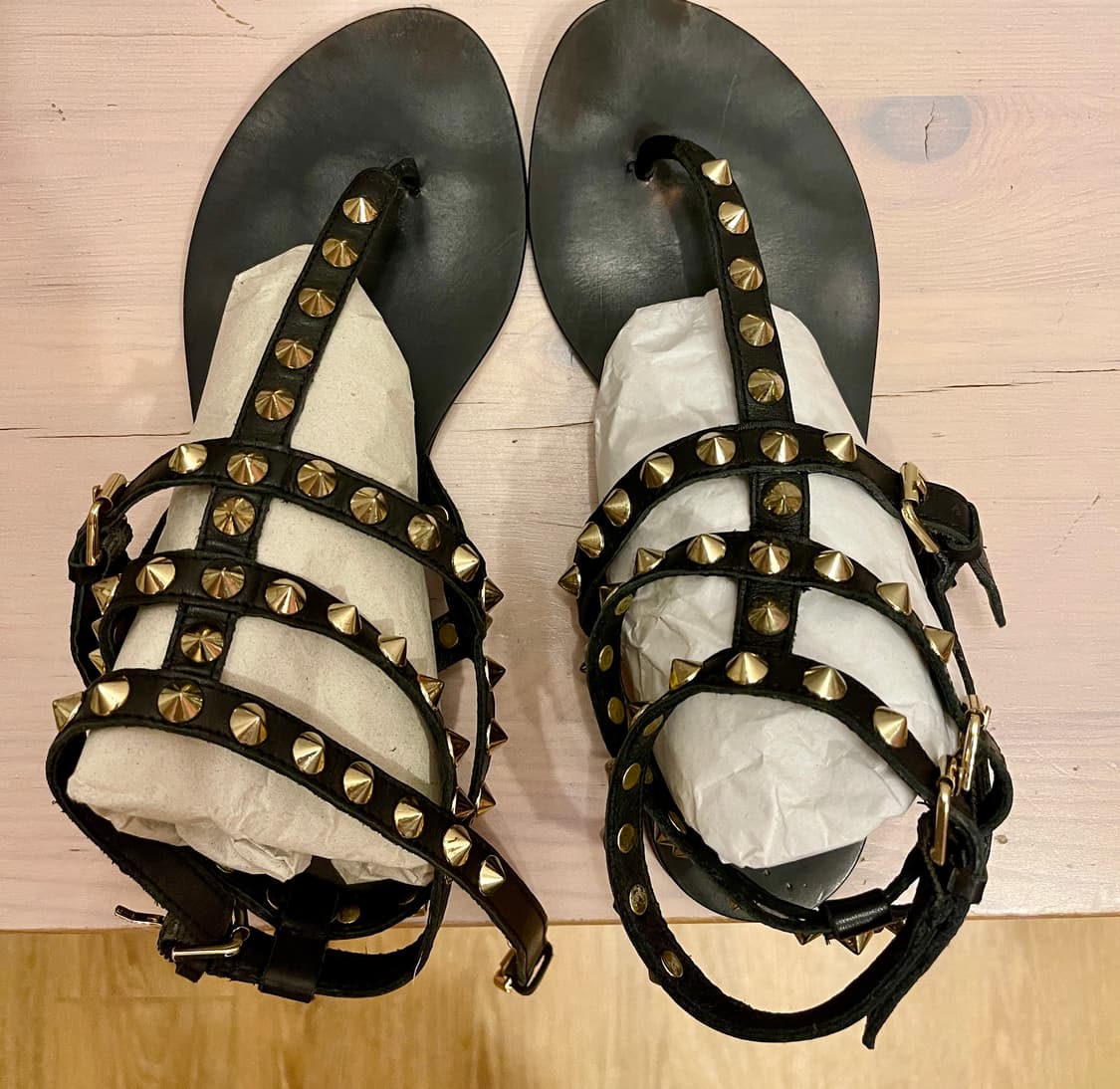 ASH 스터드 샌들 블랙 37사이즈 상품이미지1