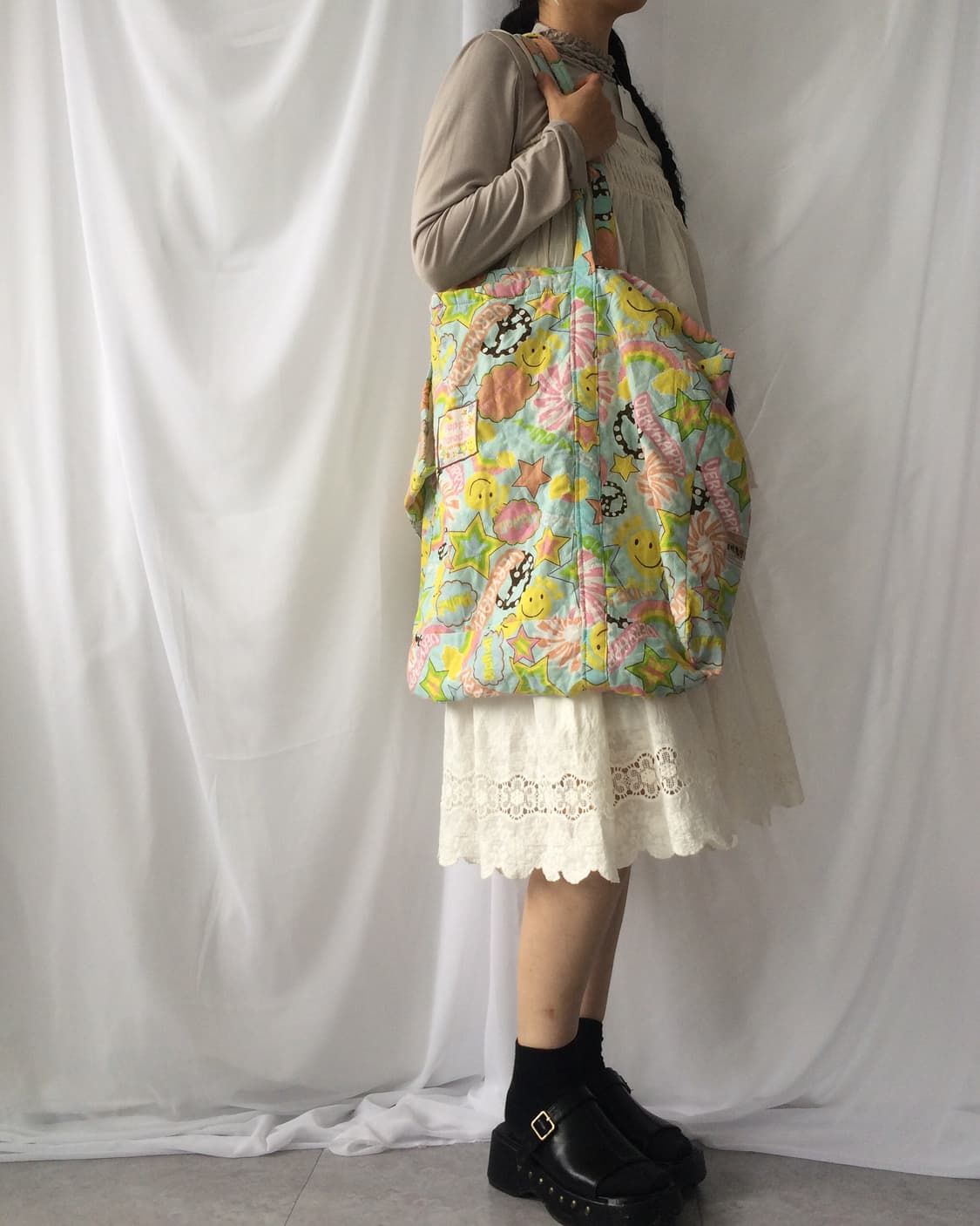 kitch mood big size tote bag 상품이미지7