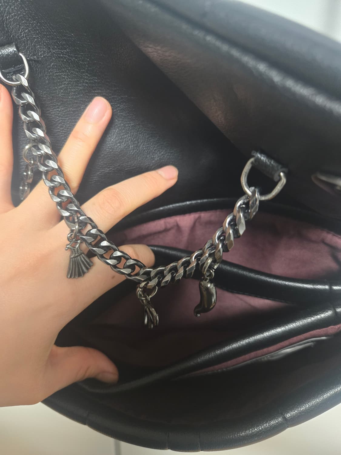 자라 참 퀼링 숄더크로스백 상품이미지5