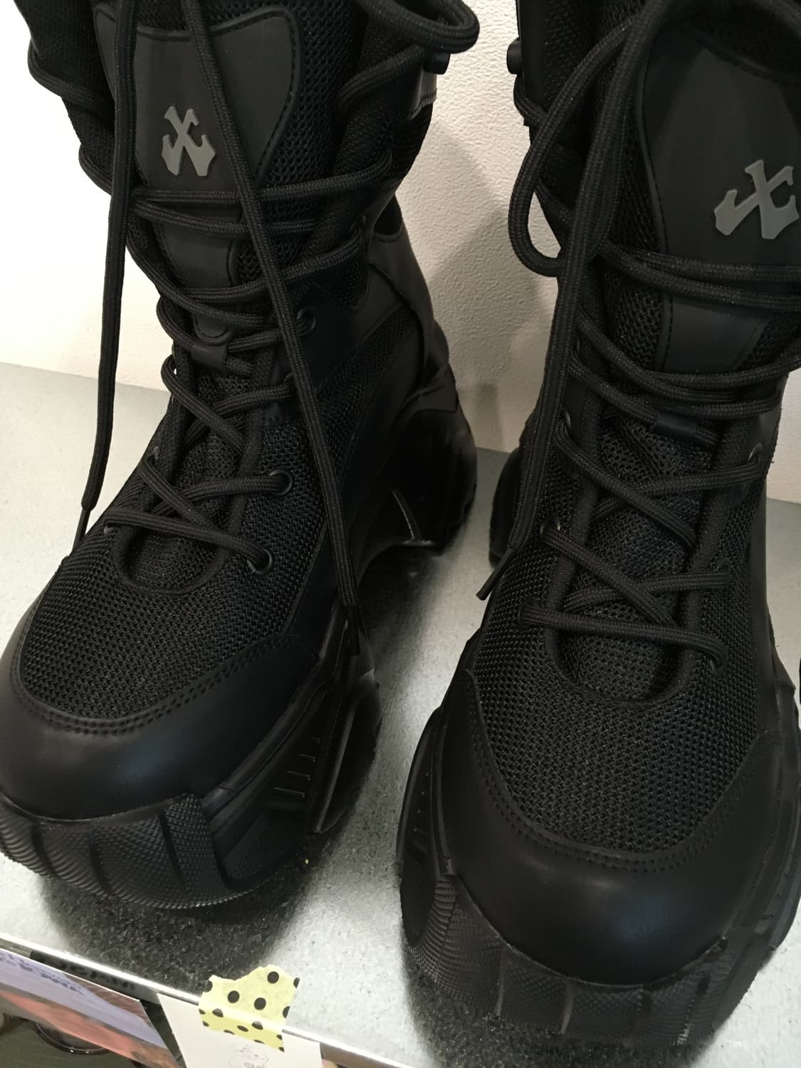 yeel PLATFORM BOOTS SNEAKERS BLACK 상품이미지3