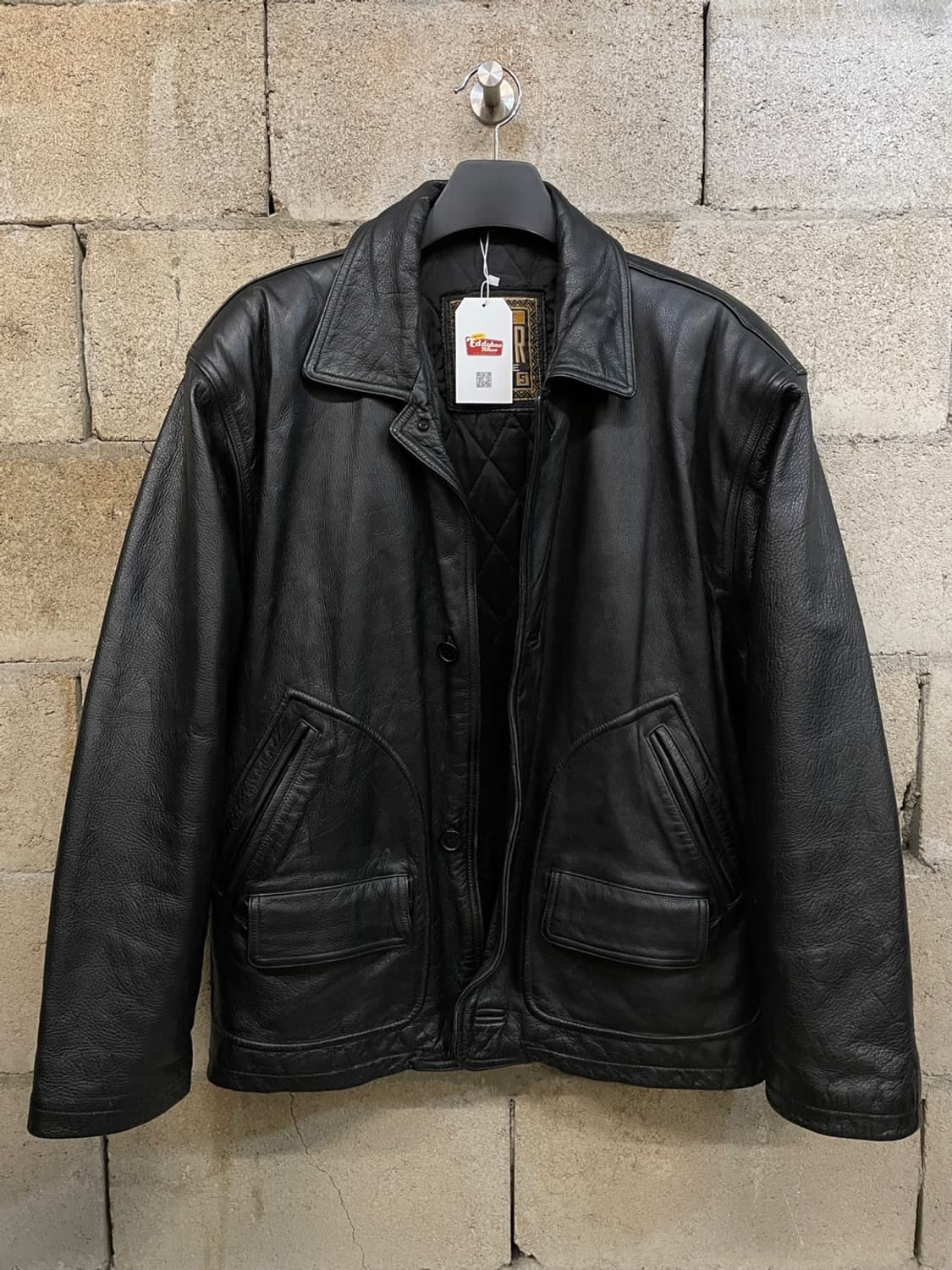 90s 아들러 소가죽 자켓  상품이미지1