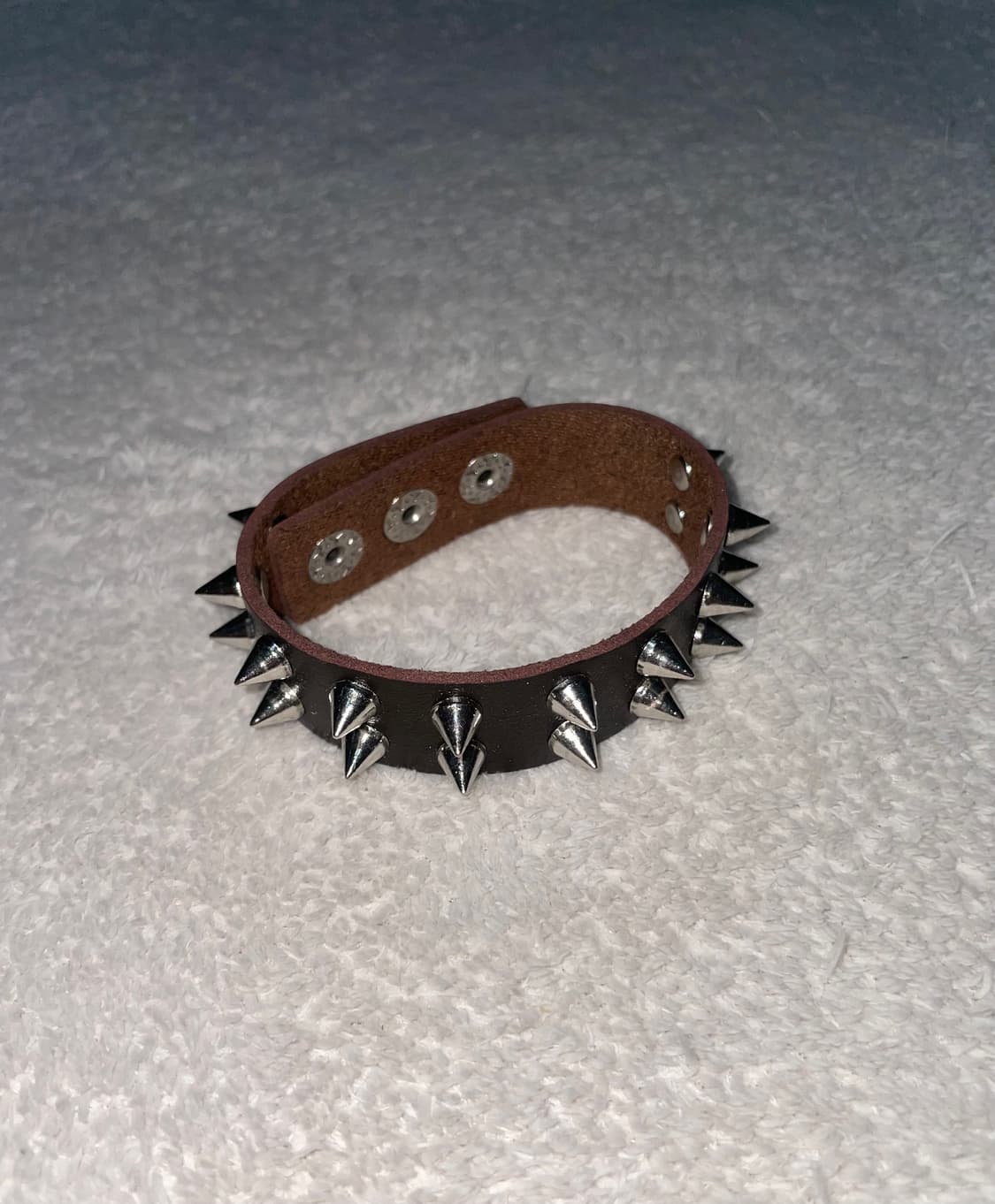 brown studs leather bracelet 상품이미지1