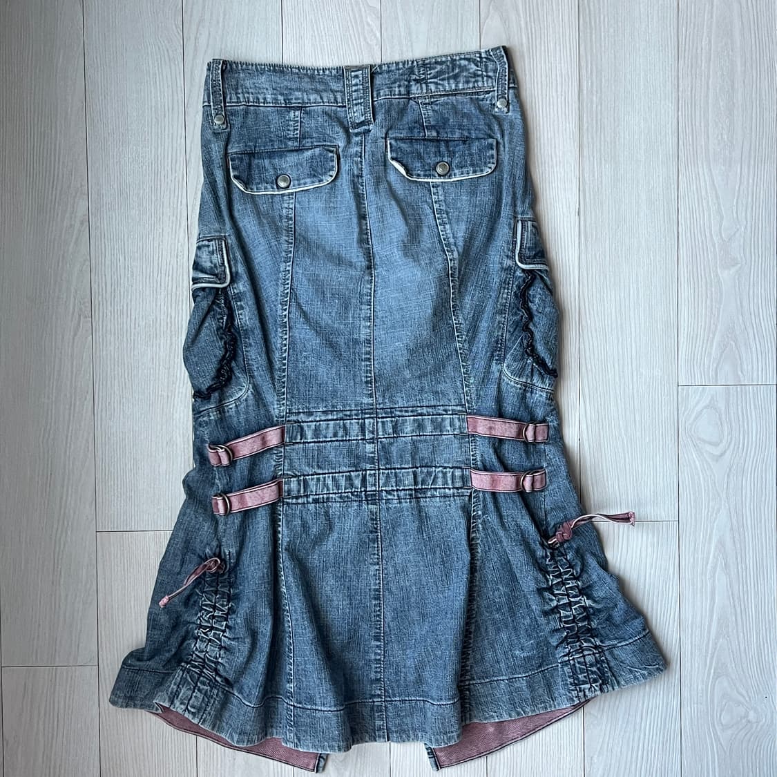 00’ 마리떼 프랑소와 저버 denim skirt 상품이미지5