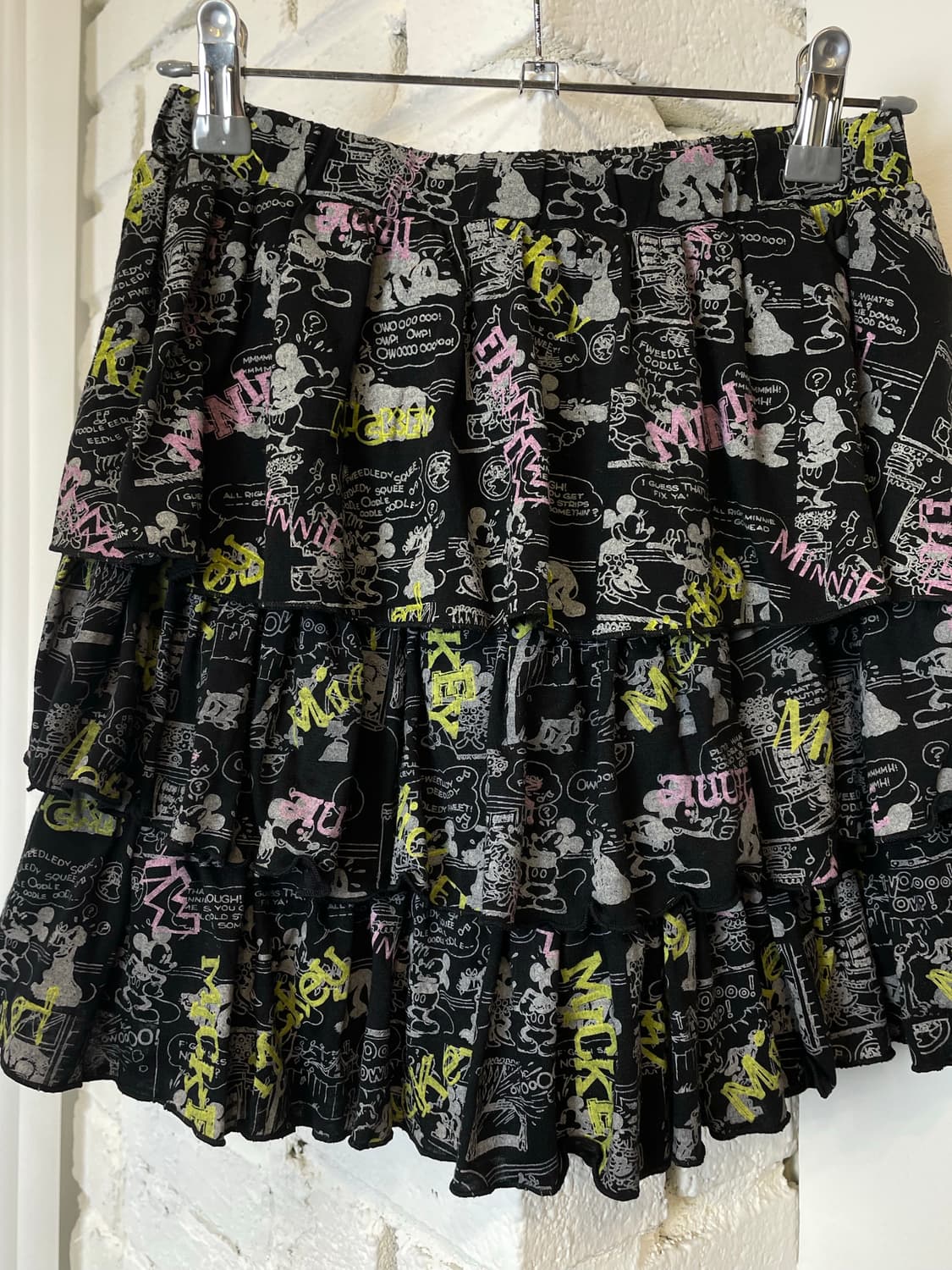 DISNEY mikimouse 디즈니 미키마우스 펑크 네온 캉캉 스커트 상품이미지3